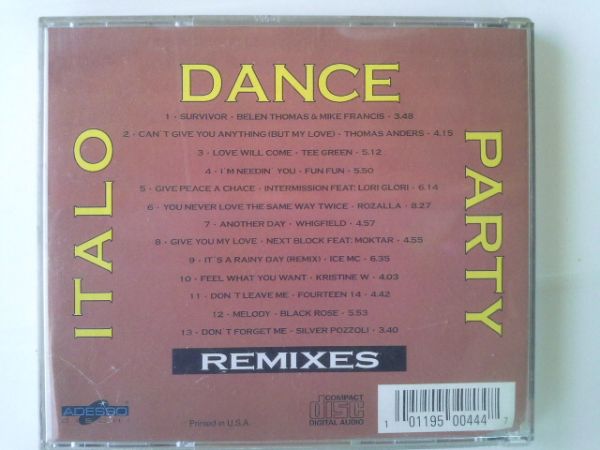 CD Italo Dance
